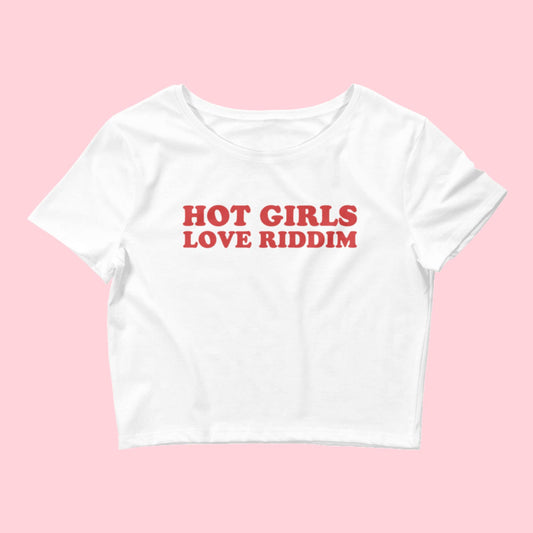 hot girls love riddim baby tee | edm merch rave wear festival rave outfit